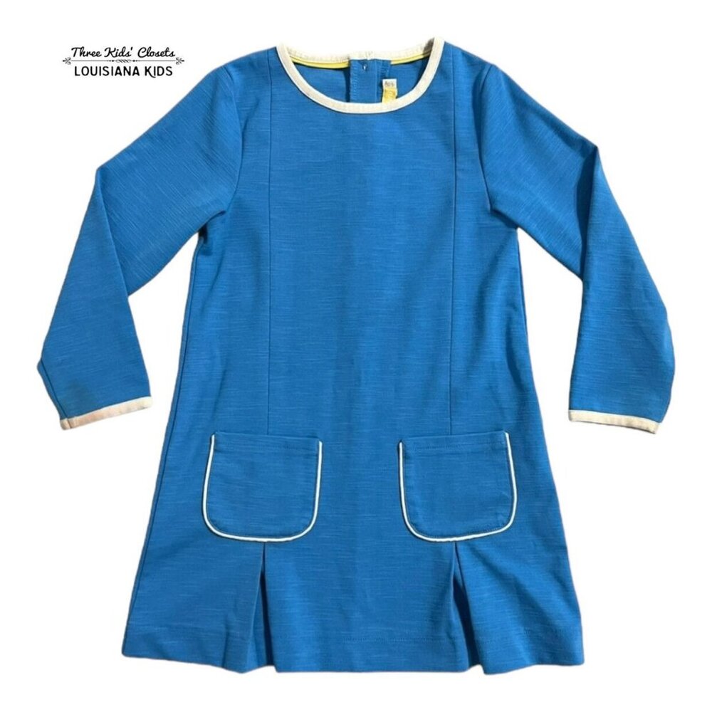 Little Bird By Jools Oliver 4-5Y Blue Retro Style Dress